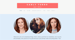 Desktop Screenshot of carlyturro.com